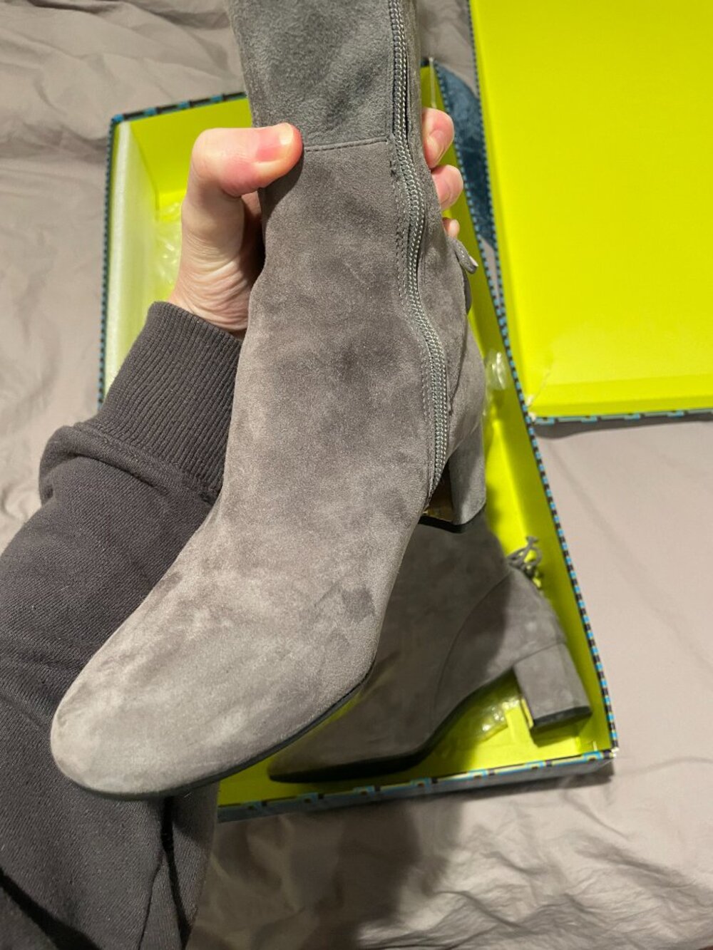 Tory Burch Gray Suede Over-the-Knee Boots (Size 6.5) 🤍 - Picture 9 of 9
